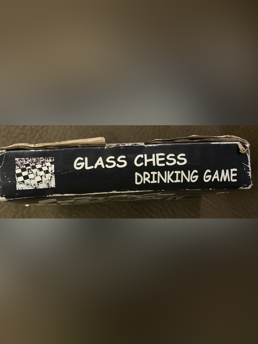 Glass Chess Drinking Game Set. - Picture 3 of 5